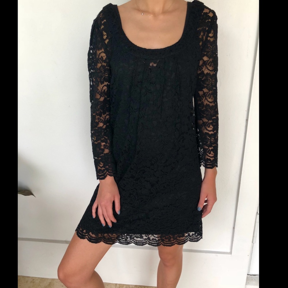 DVF lace dress